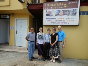 With Edilberto in front of CPTLN Office