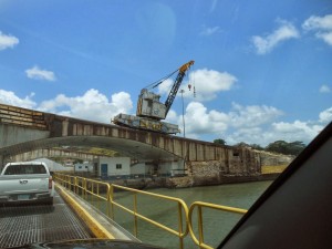 Driving through the Canal