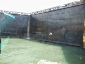 Massive Canal Gates as We Drove Through